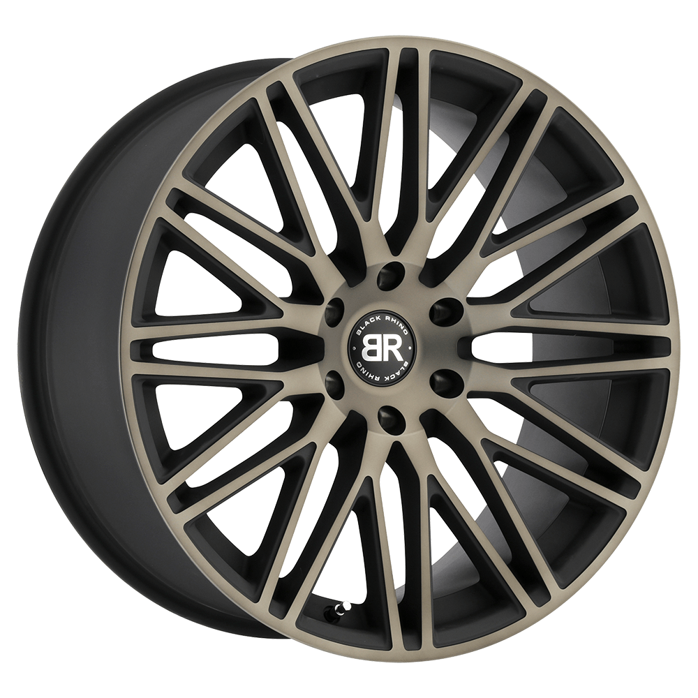 22x10 Black Rhino Hard Alloys ZULU 6x135 30 offset 87.1 hub BLACK - 2210ZUL306135F87