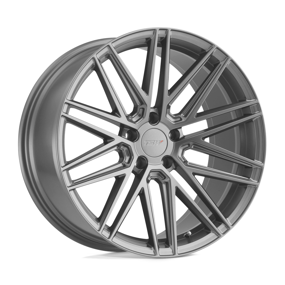 18x8.5 TSW Wheels PESCARA 5x114.3 30 offset 76.1 hub GRAY - 1885PCA305114G76