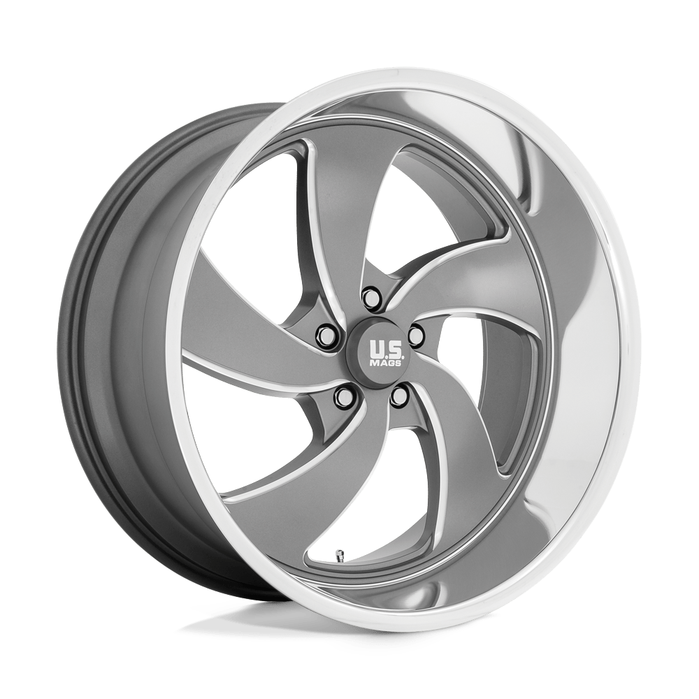 22x8.5 US Mas Wheels U133 DESPERADO 5x127 1 offset 78.1 hub GRAY - U133228573+01R