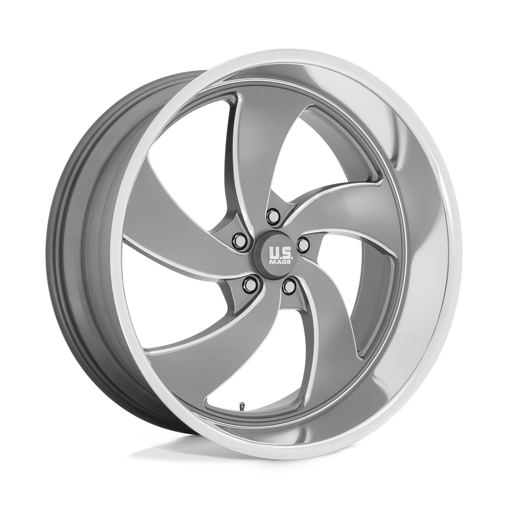 24x10 US Mas Wheels U133 DESPERADO 5x127 5 offset 78.1 hub GRAY - U133240073+05L