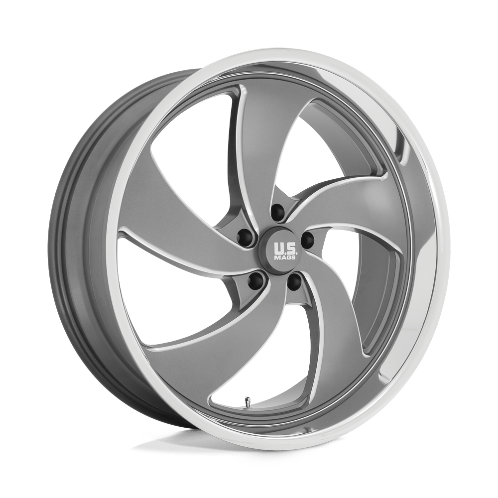 24x9 US Mas Wheels U133 DESPERADO 5x127 1 offset 78.1 hub GRAY - U133249073+01L