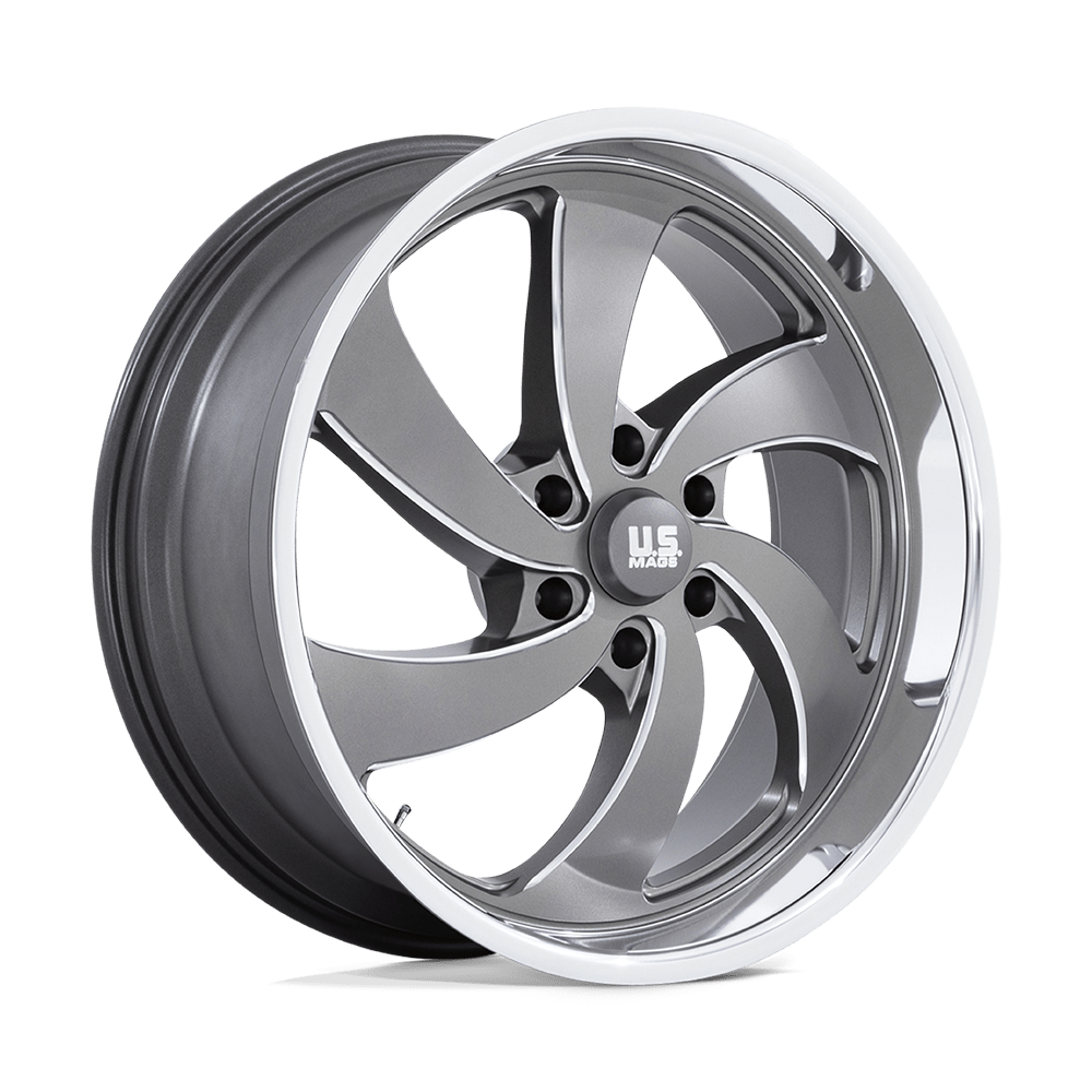 22x10 US Mas Wheels U133 DESPERADO 6x135 25 offset 87.1 hub GRAY - U133220089+25R