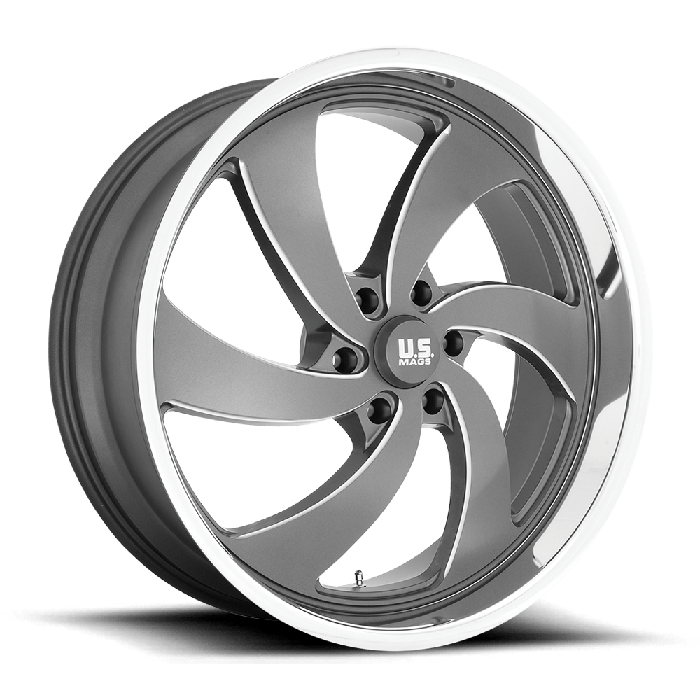 24x10 US Mas Wheels U133 DESPERADO 6x135 25 offset 87.1 hub GRAY - U133240089+25L
