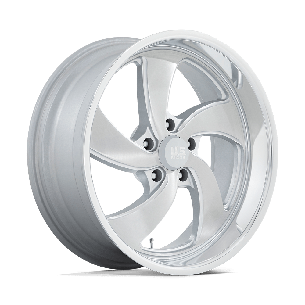 20x8 US Mas Wheels U134 DESPERADO 5x120.65 1 offset 72.56 hub SILVER - U134208061+01L