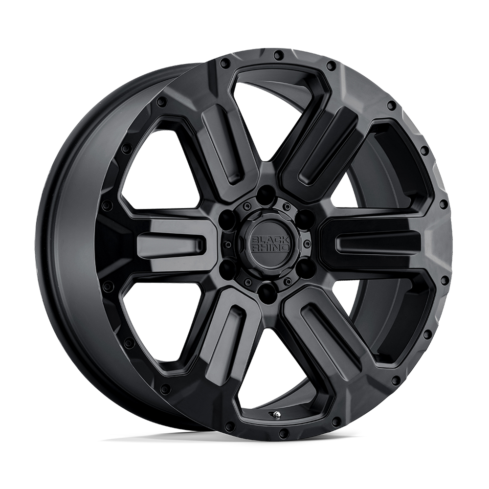 20x9 Black Rhino Hard Alloys WANAKA 6x132 35 offset 74.5 hub BLACK - 2090WKA356132M74