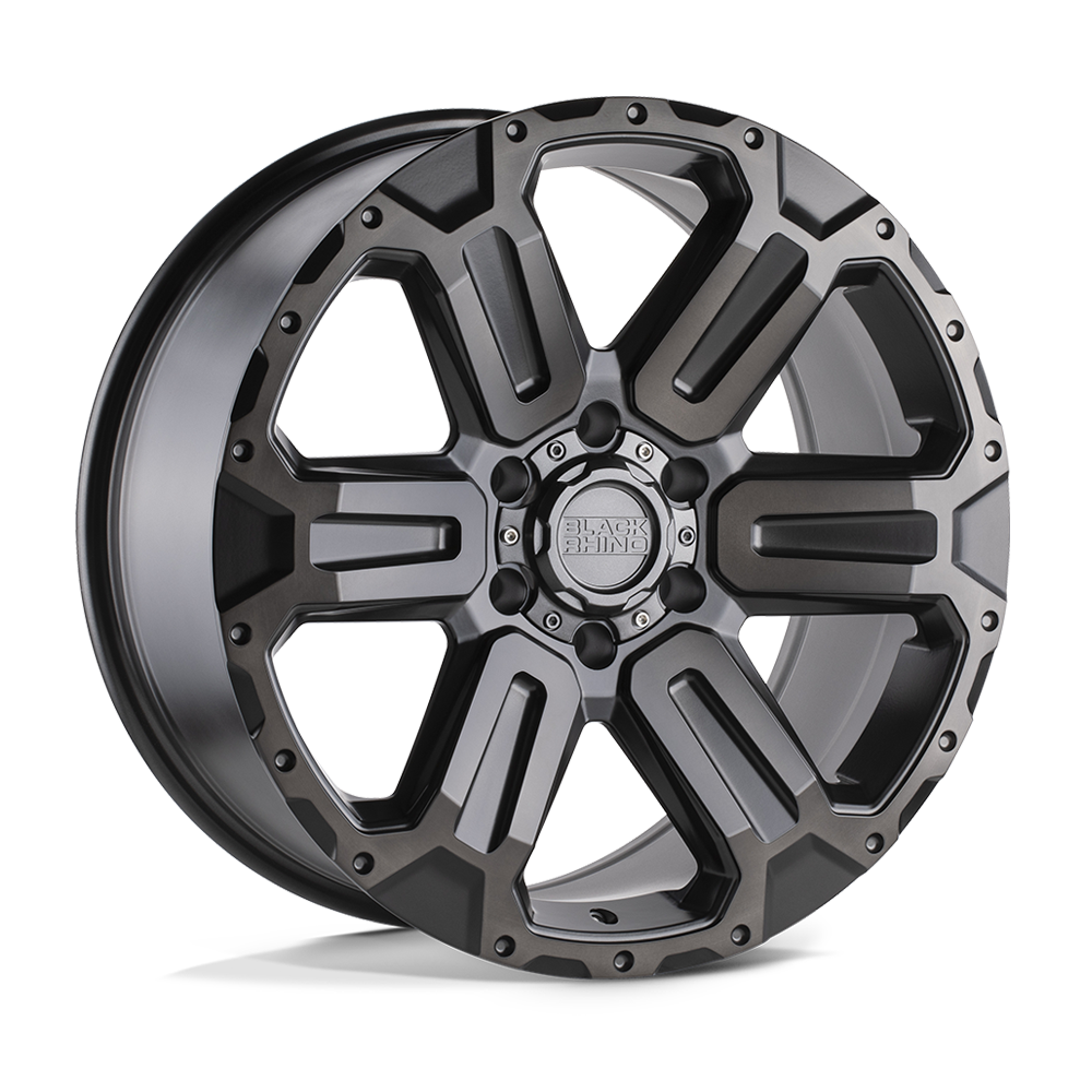 20x9 Black Rhino Hard Alloys WANAKA 6x114.3 35 offset 76.1 hub GRAY - 2090WKA356114G76