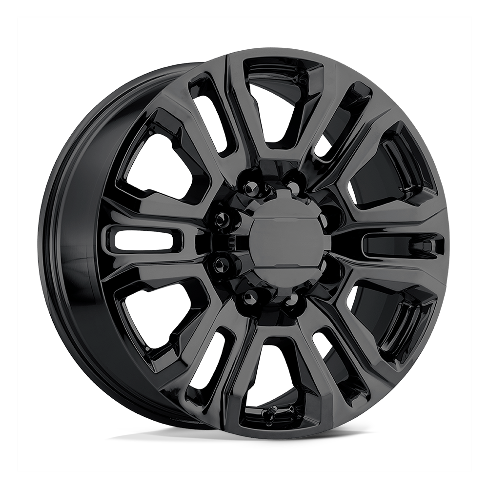 20x8.5 Performance Replicas Wheels PR207 8x180 47 offset 124.2 hub BLACK - 207GB-288047