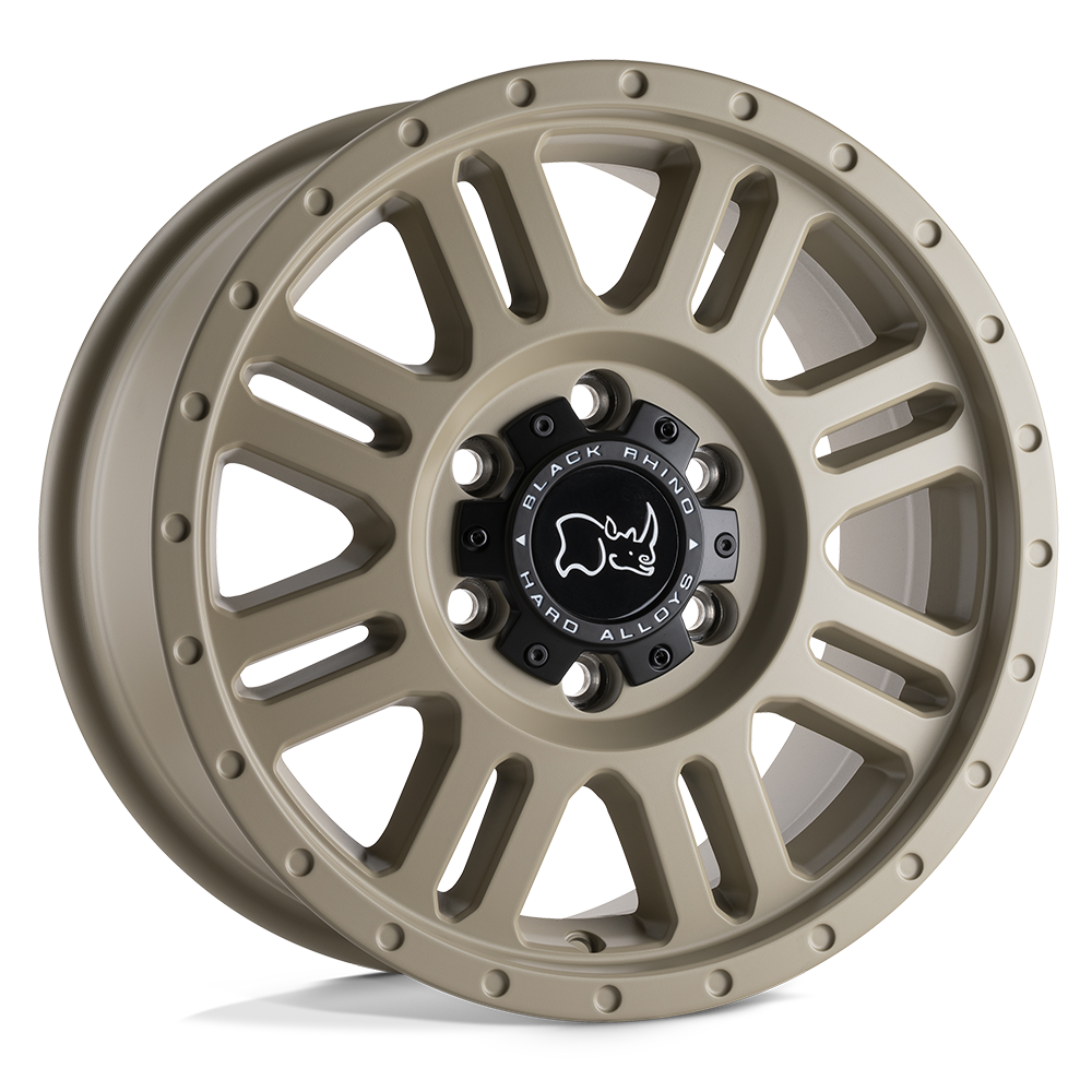 16x8 Black Rhino Hard Alloys YELLOWSTONE 6x130 38 offset 84.1 hub SPECIAL COATED - 1680YWN386130D84
