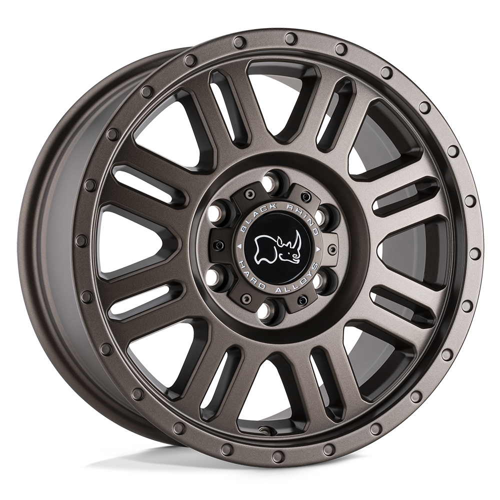 16x8 Black Rhino Hard Alloys YELLOWSTONE 6x130 45 offset 84.1 hub BRONZE - 1680YWN456130Z84
