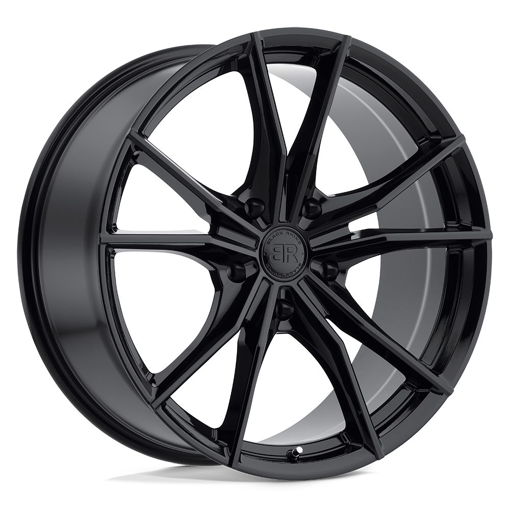 18x8.5 Black Rhino Hard Alloys ZION 5x114.3 35 offset 76.1 hub BLACK - 1885ZON355114B76