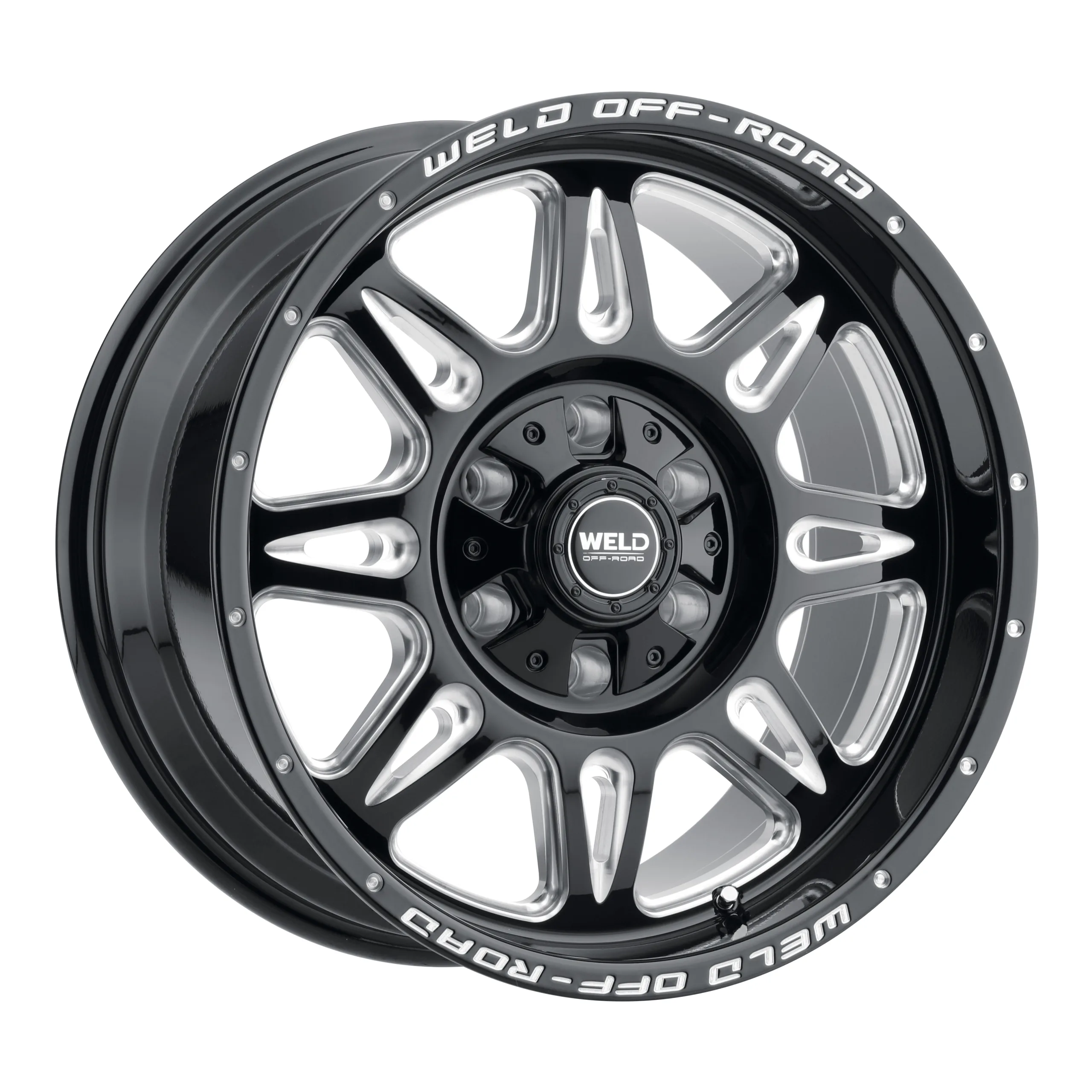 20x9 WELD Off-Road  6x135 Cheyenne Gloss Black Milled 20 offset 106.1 hub W13209098575