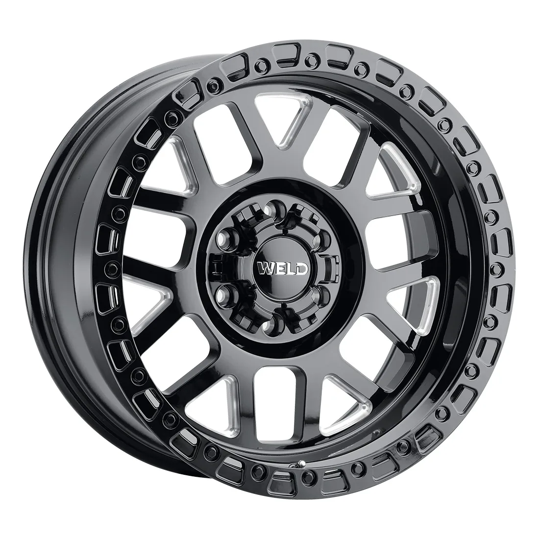 20x9 WELD Off-Road  6x135 Cinch Gloss Black Milled 20 offset 106.1 hub W10509098576