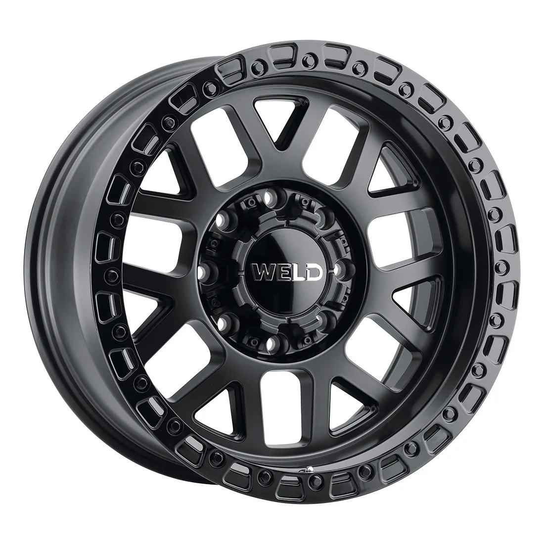 20x9 WELD Off-Road  8x180 Cinch Satin Black 0 offset 124.3 hub W10409018501