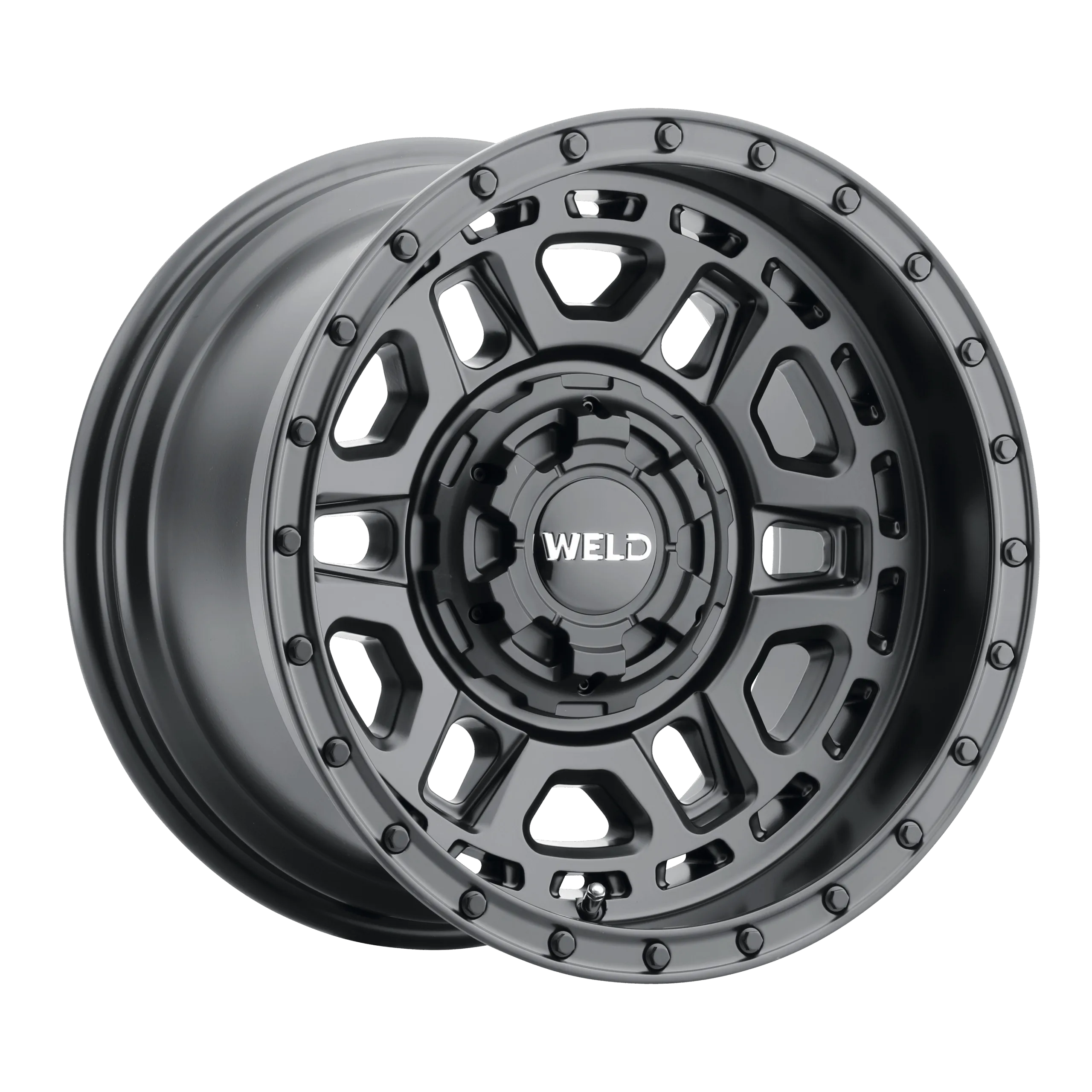 17x9 WELD Off-Road  5x114.3 Crux Satin Black -12 offset 78.1 hub W11979026451
