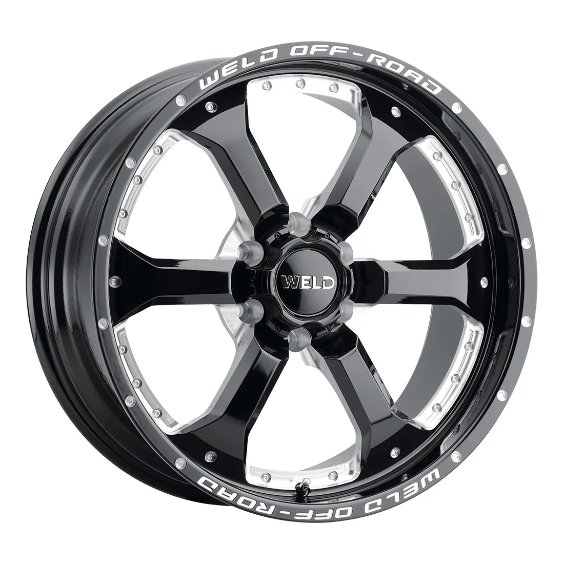 20x10 WELD Off-Road  6x135 Granada 6 Gloss Black Milled -18 offset 87.1 hub W12500089475