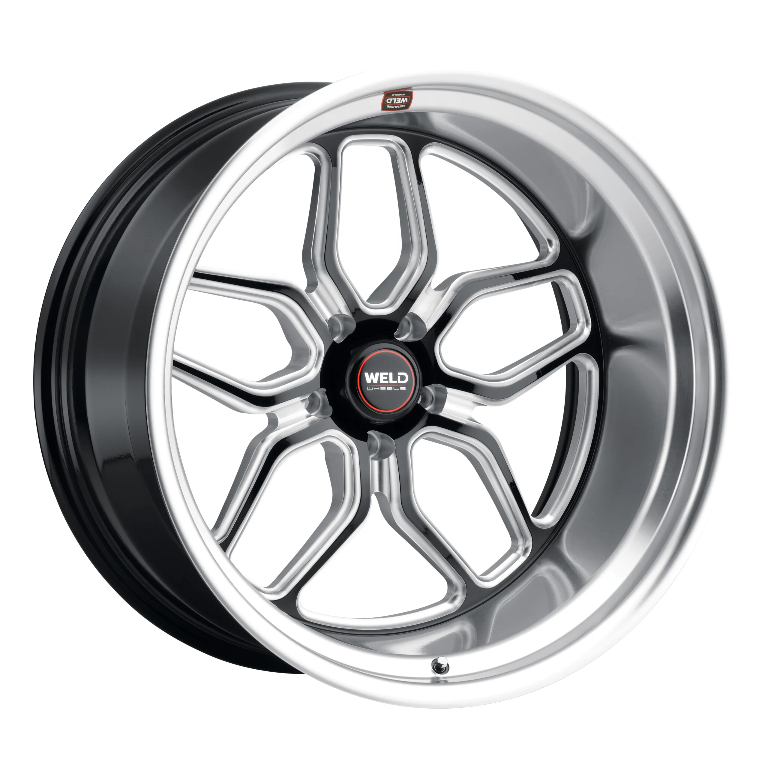 22x12 WELD Street Truck 5x127 Laguna Street Gloss Black Milled 6 offset 78.1 hub S10722073675