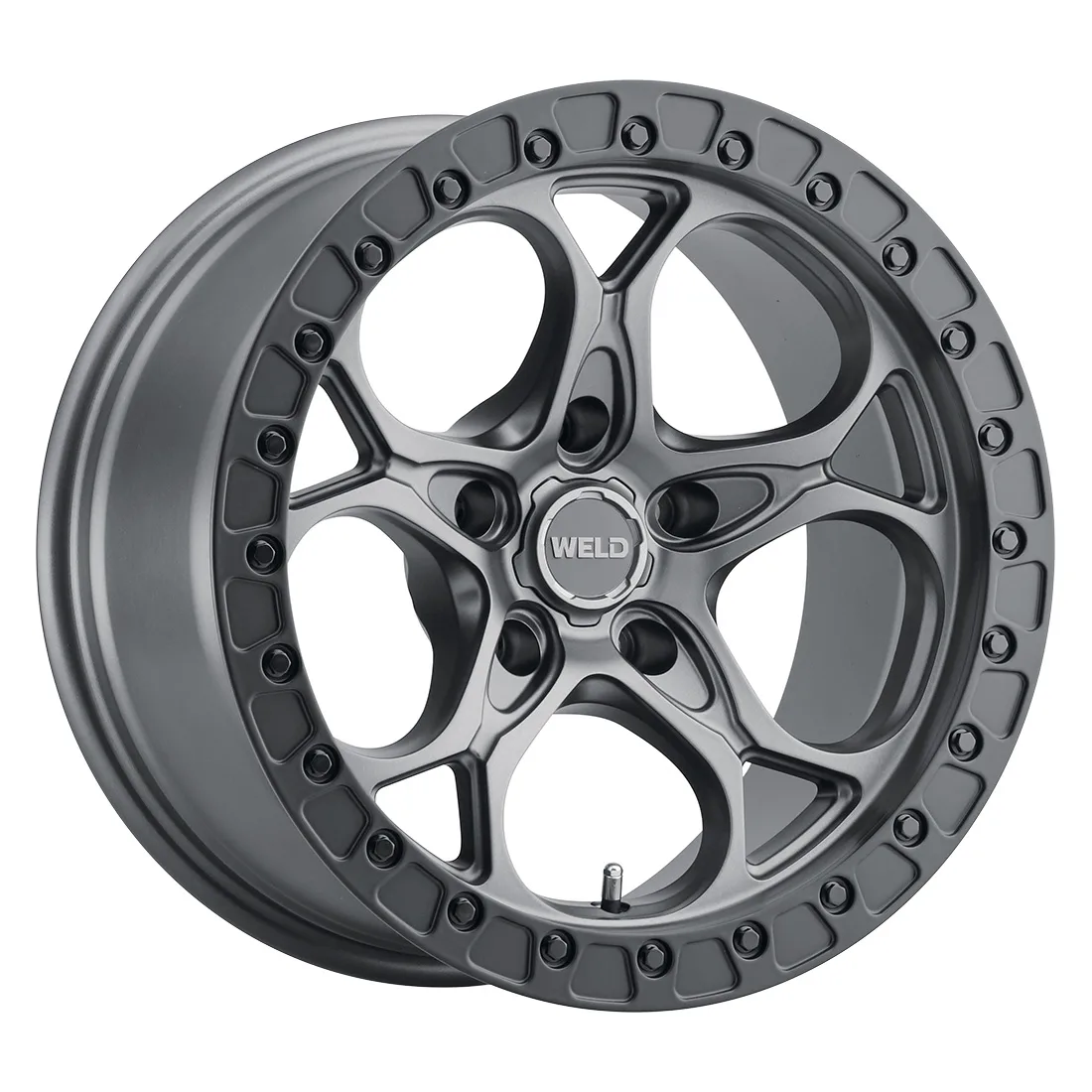 20x10 WELD Off-Road  5x127 Ledge Satin Gunmetal -18 offset 71.5 hub W10700075475