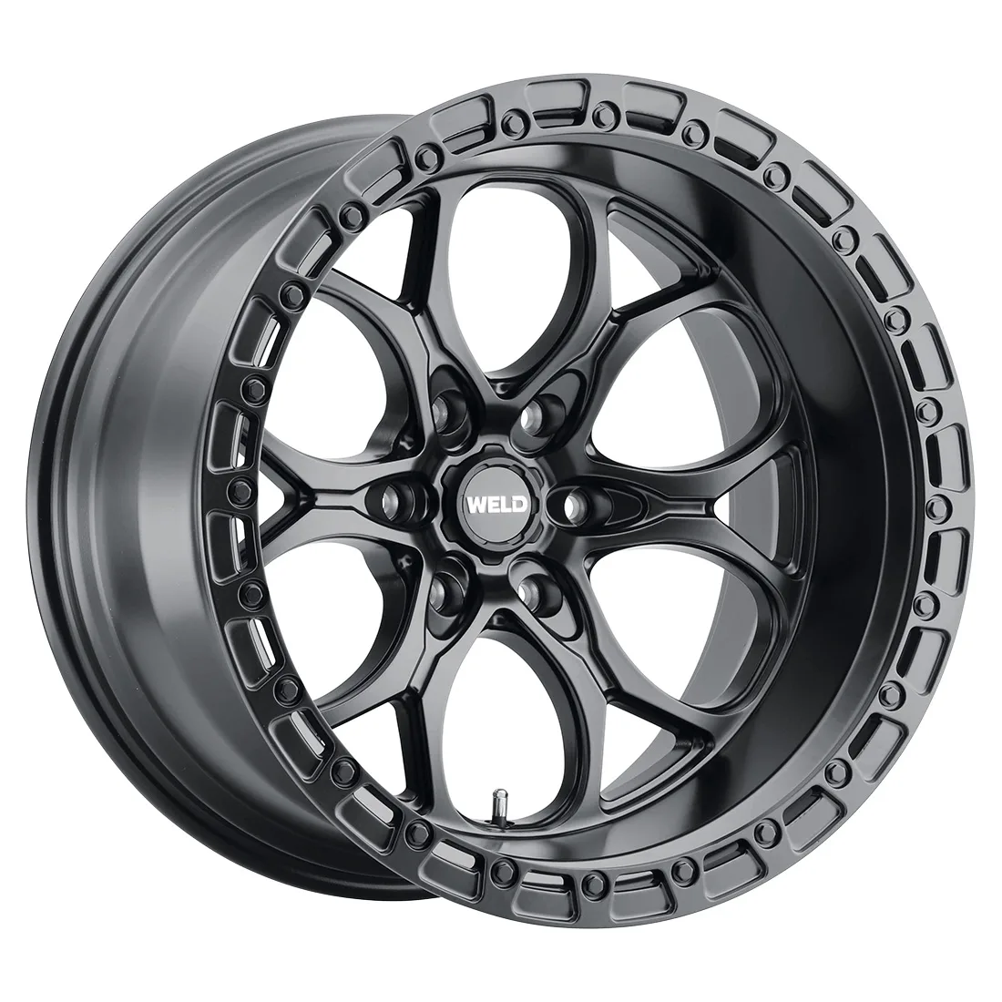 20x9 WELD Off-Road  6x139.7 Ledge 6 Satin Black 20 offset 106.1 hub W10809084575