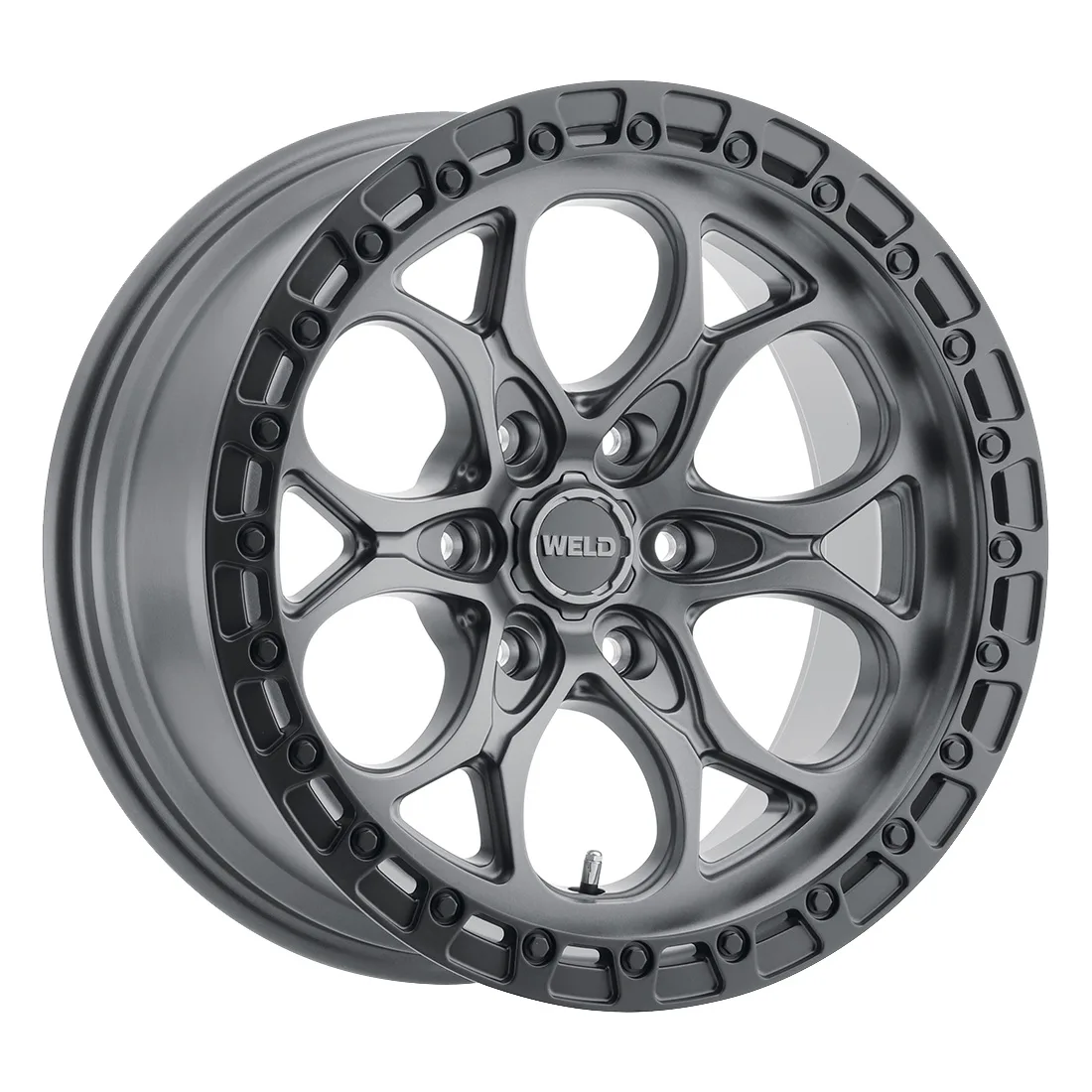 17x9 WELD Off-Road  6x135 Ledge 6 Satin Gunmetal 0 offset 87.1 hub W10779089500