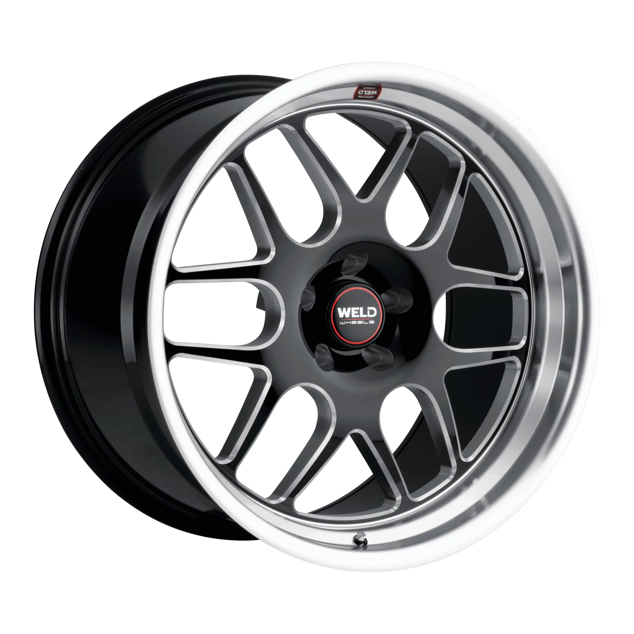 20x10.5 WELD Street Performance RF 5x115 Solana Street Gloss Black Milled 19 offset 71.6 hub S11000590P19