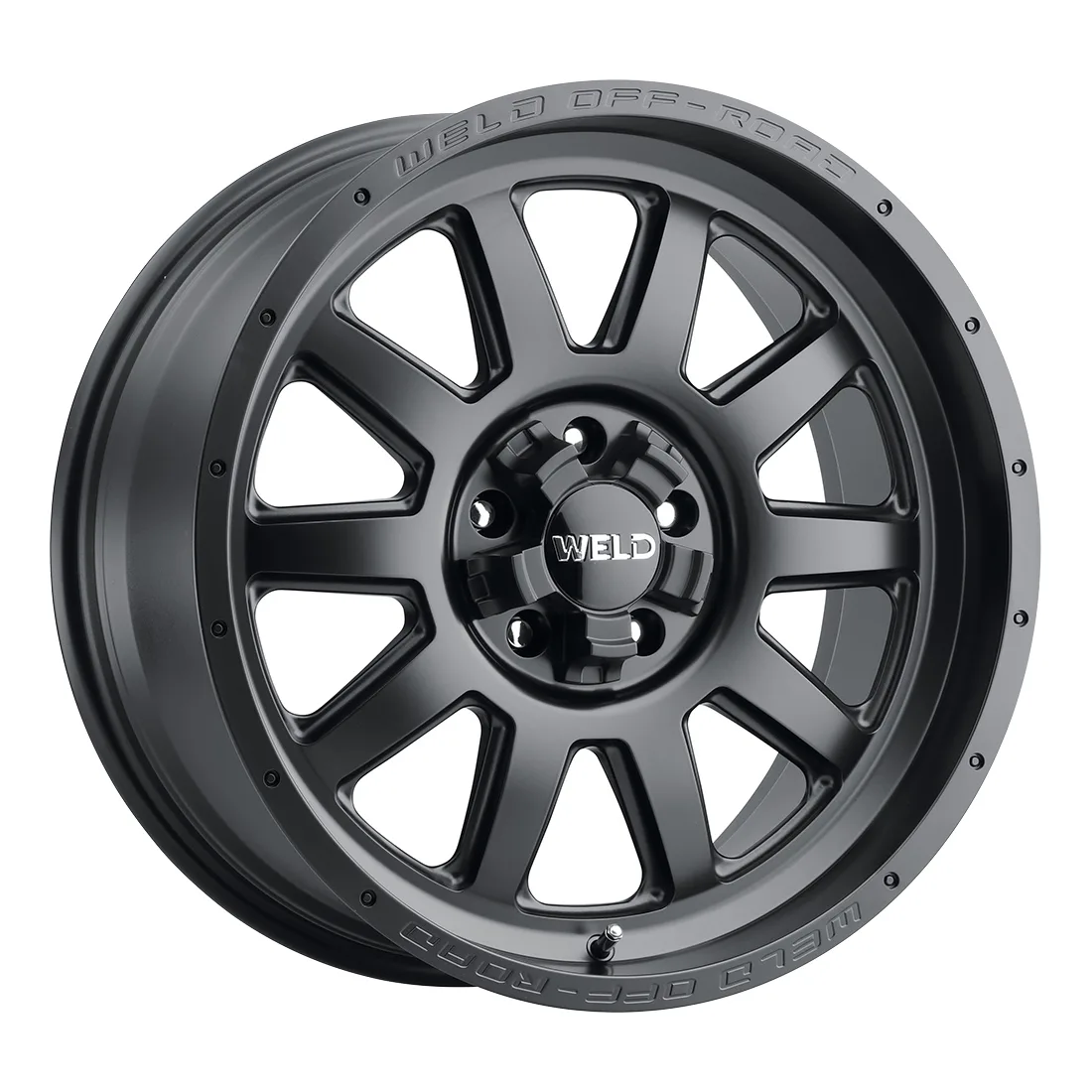 20x12 WELD Off-Road  5x127 Stealth Satin Black -44 offset 87.1 hub W10102057476