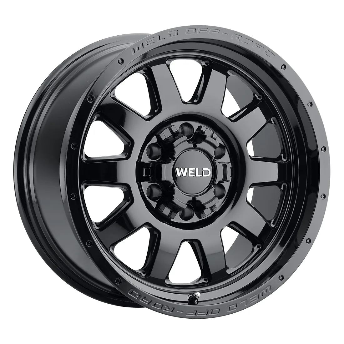 20x10 WELD Off-Road  6x135 Stealth Gloss Black -18 offset 106.1 hub W16800098476