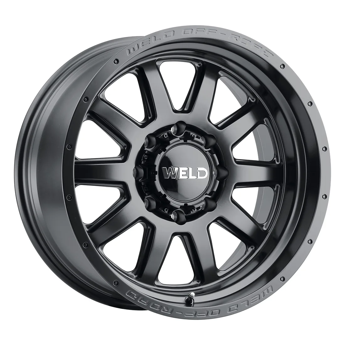 20x10 WELD Off-Road  8x170 Stealth Satin Black -18 offset 125.1 hub W10100017476