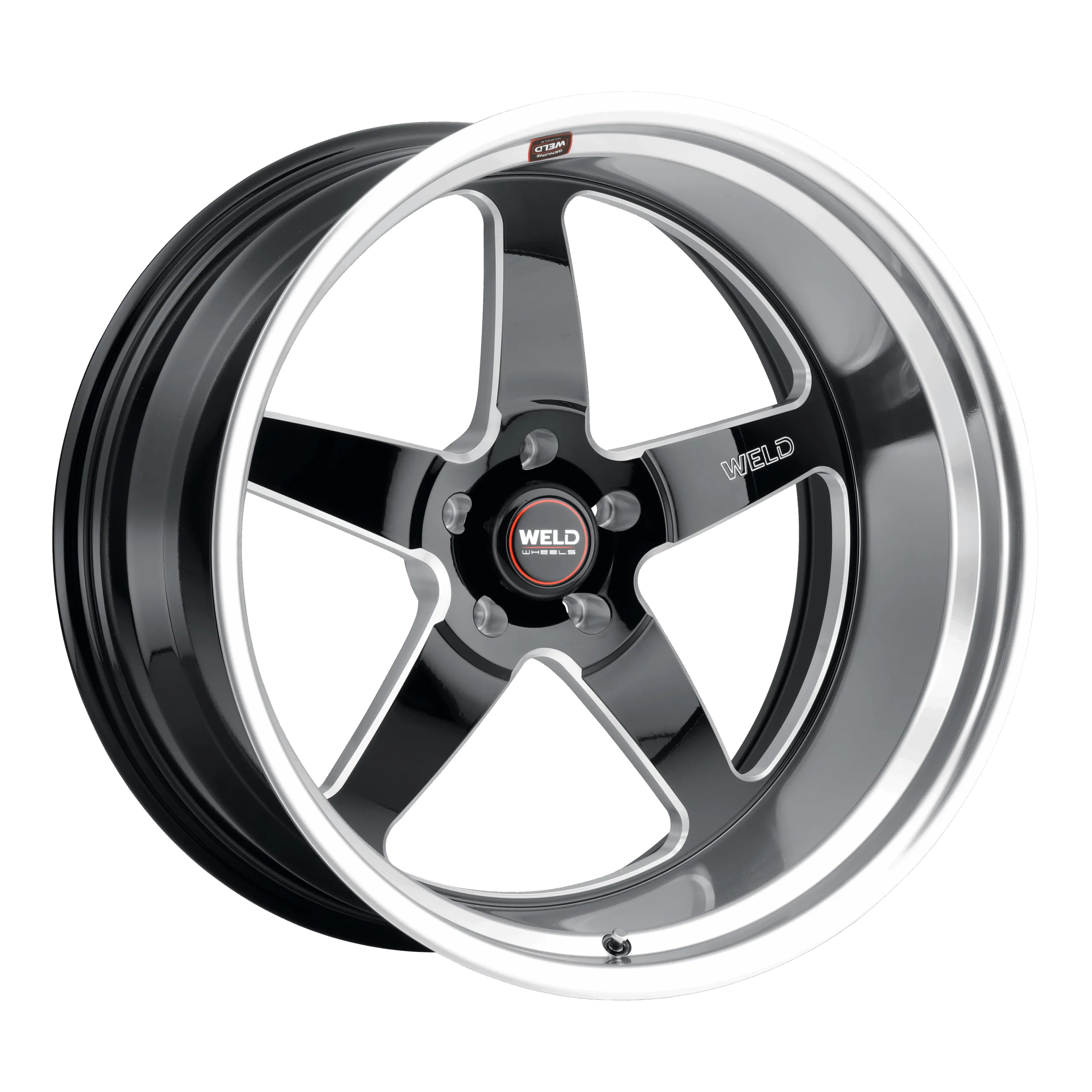 22x12 WELD Street Truck 5x127 Ventura Street Gloss Black Milled 6 offset 78.1 hub S10422073675