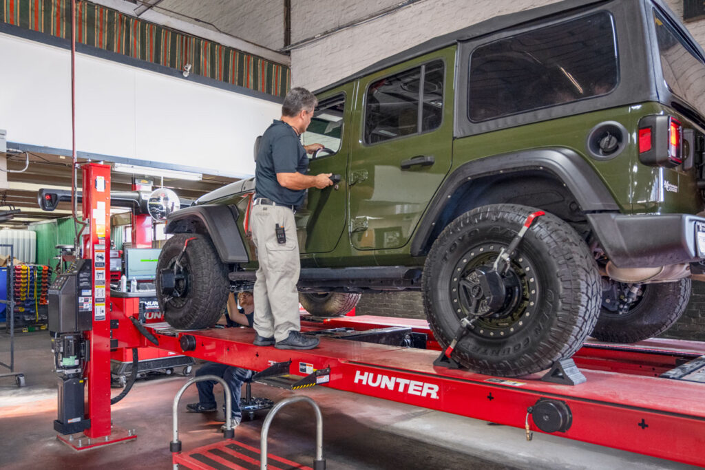 Alignments for cars and trucks in Los Angeles Area